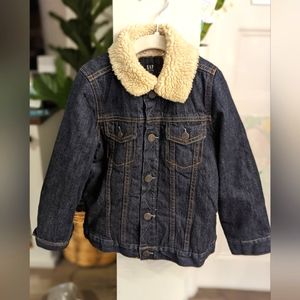 Gap Kids Sherpa lined Denim Jacket